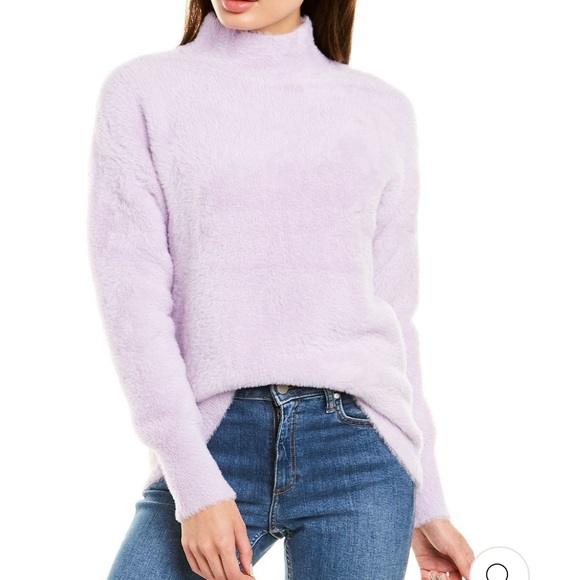 Lilac Mock Neck Sweater | Poshmark